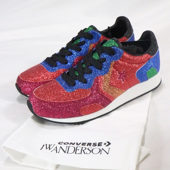 Converse JW Anderson X Thunderbolt OX Cherry Shoes - Picture 5 of 8